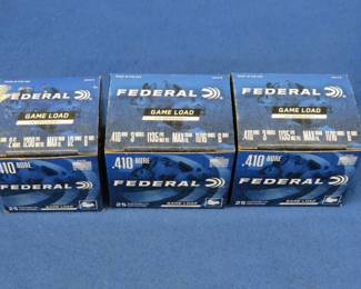 Lot 357. 75 Federal .410 6-shot rounds