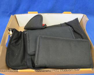 Lot 368. Four soft pistol cases