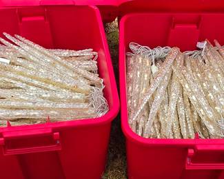 Tub 12 and 13 of I Lights - Icicle Lights