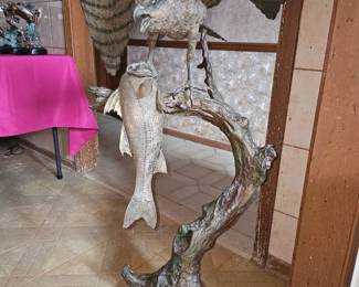 William H. Turner Limited-Edition Bronze “Osprey” Sculpture, 1991 No. 8/35,  Signed Certificate of Origin