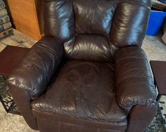 leather recliner