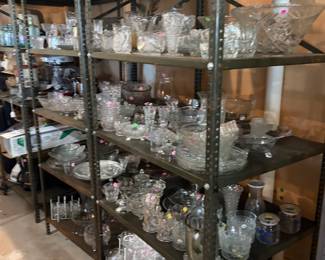 Vintage glassware