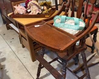 Vintage high chair