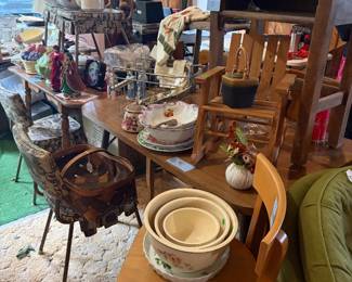 Vintage, Farmhouse, Rustic, Furniture, Chickens