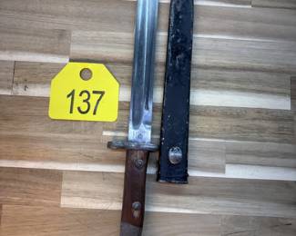 Sheath and Bayonet