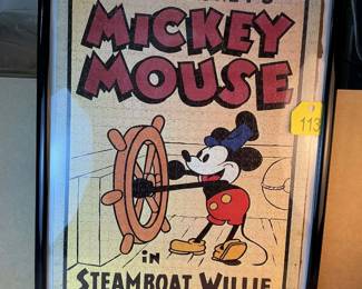 Mickey Mouse Framed Puzzle