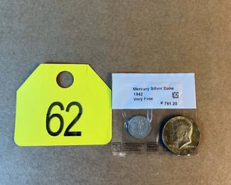 Silver Half Dollar & Silver Dime