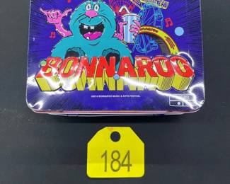 Vintage Bonnaroo Tin Lunch Box