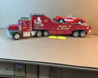 Sears Seasons Greetings Tractor Trailer