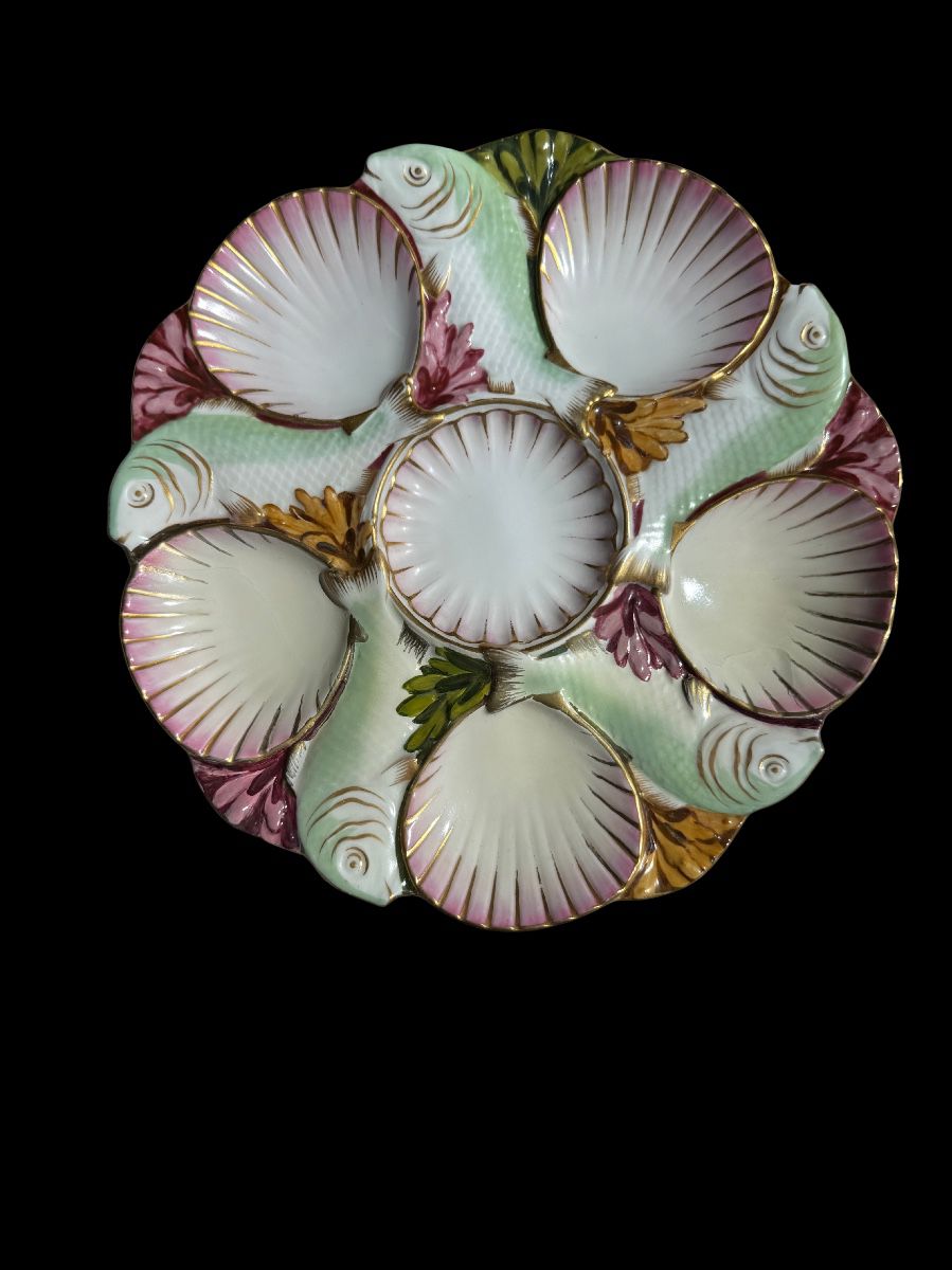 Italian handmade oyster plates