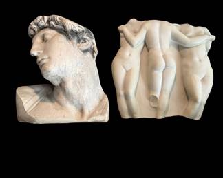 Italian reliefs and reproduction sculptures