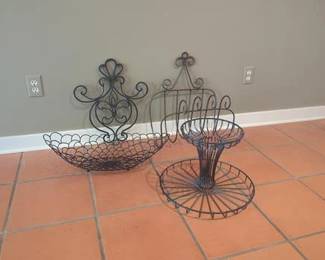 Assorted Decorative Metal Pieces