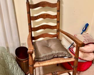 Wonderful Ladderback Arm Chair