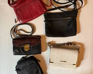 Purses Including Calvin Klein, Genuine Leather