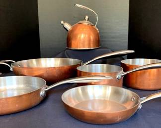 Copper Kettle, Pots, Skillets