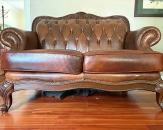 Traditional European Style Loveseat