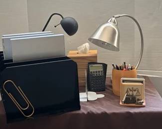 Desk Lamps and Office Items