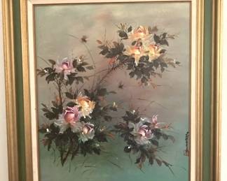 Flowers on Canvas