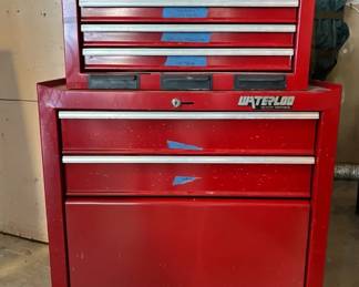 Waterloo Shop Series Tool Chests with Some Tools Inside