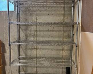 Six Tiered Shelf On Wheels
