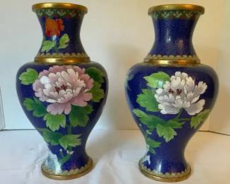 Cloisonne Enamel Vases