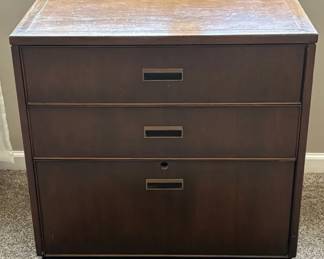 Wood File Cabinet