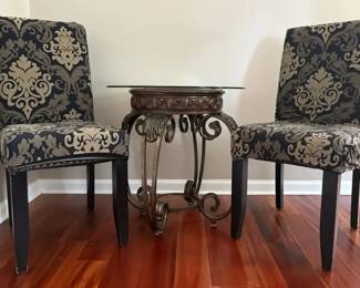 Accent Table and Two Side Chairs