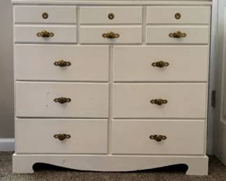 Painted White Chest of Drawers