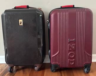 2 Hard Side Suitcases