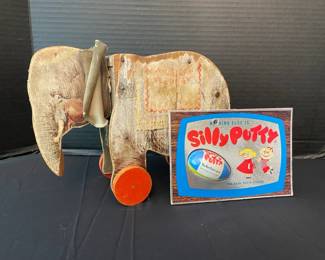 Vintage Fisher Price Musical Elephant StillinPackaging Vintage Silly Putty