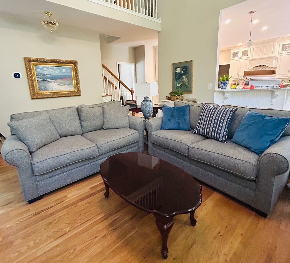 Cindy Crawford home sofa and loveseat