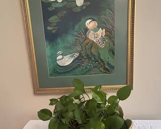 Artwork, live plant