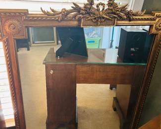Gold gilt wall mirror