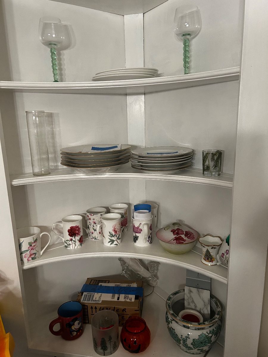 Vintage glassware