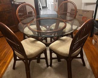 Dining room table and chairs