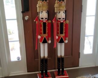 Pair of 42 Christmas Nutcrackers