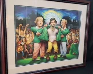 David O'Keefe Signed Caddyshack Green Jacket Print - Limited Edition 214/5000