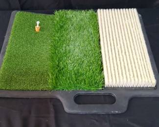 JEF World of Golf 3Tier Practice Mat with Sand Trap