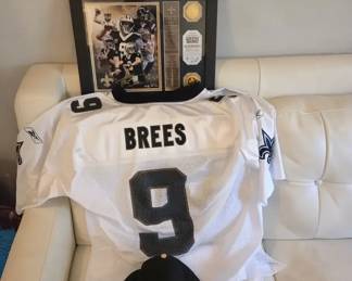 HOF Drew Brees Limited Edition Photo Mint  Authentic NFL Jersey