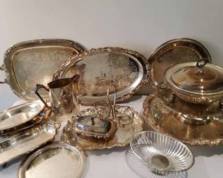 Homan Plate  Assorted SilverPlated Serving Collection