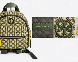 Tory Burch Gemini Link Printed Backpack