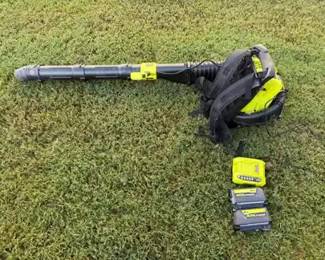Ryobi 40V HP brushless Blower With 2 Batteries And Charger
