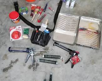 Husky Caulk Guns, Wooster Brushes  Painters Tools