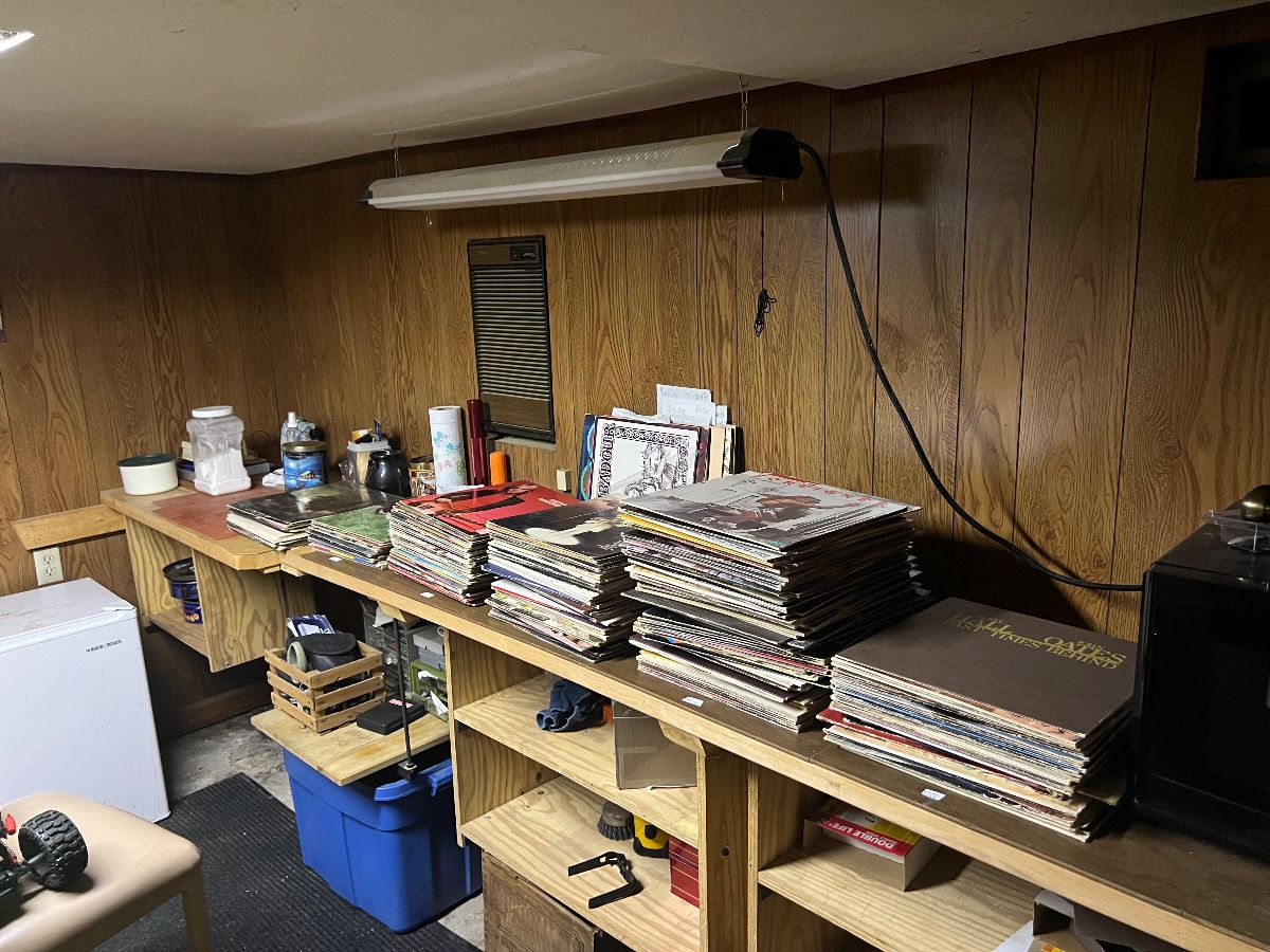 tons of really nice vinyls mostly all rock ‘n’ roll