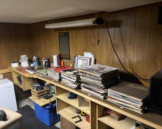 tons of really nice vinyls mostly all rock ‘n’ roll
