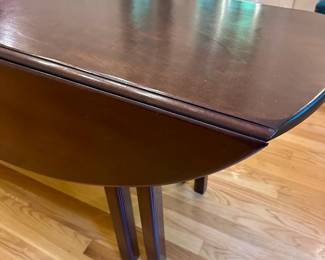 Irish Hunt or Wake Dining Room Table. 106.5" 51" 17" Dropleaf.