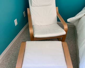 Ikea Lounge chair and Ottoman