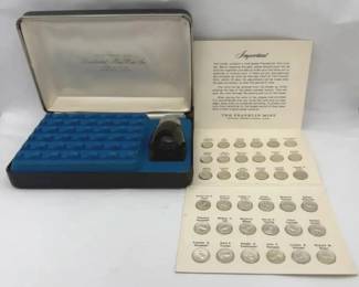 FTH382 - The Franklin Mint Sterling Silver Presidential Mini Coin Set - First Edition ( Coins )