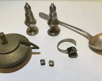 FTH385 - Various Silver-Alloy and Silver Plated Collectibles
