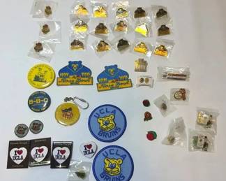 FTH331 - Collectible UCLA and Rose Bowl Pins and Patches